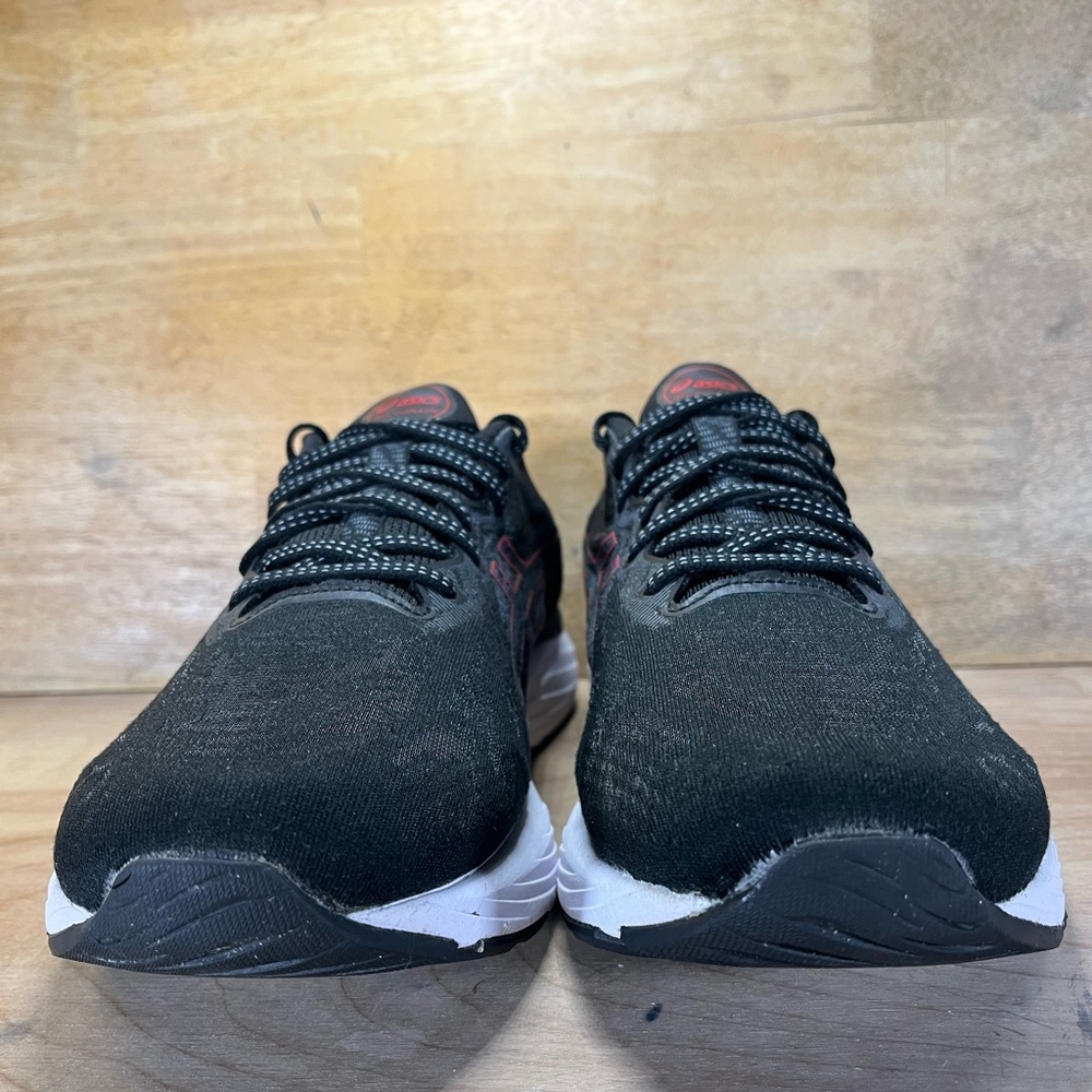 Asics Gel Cumulus 23 Mens Size 13 Running Shoes Sneakers Black Red 1011B012 - Picture 3 of 11